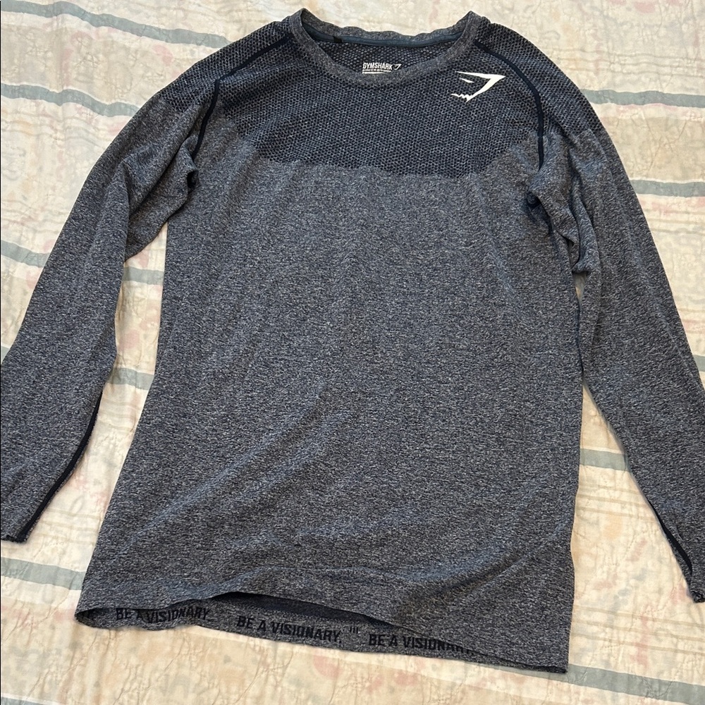 Gymshark Navy Blue Long Sleeve Shirt